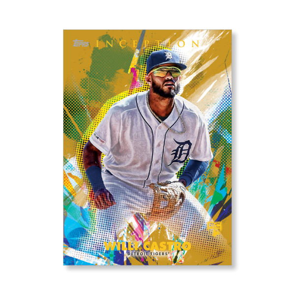 Willi Castro 2020 Topps Inception Base Card Poster Gold Ed. # to 1- artbble-pos-20tibb-1013-gold-s