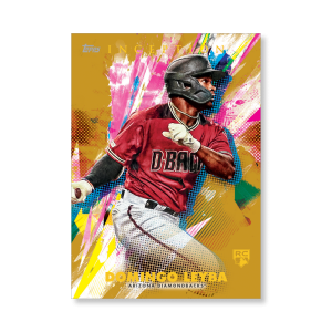 Domingo Leyba 2020 Topps Inception Base Card Poster Gold Ed. # to 1- artbble-pos-20tibb-1018-gold-s