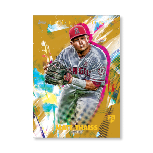Matt Thaiss 2020 Topps Inception Base Card Poster Gold Ed. # to 1- artbble-pos-20tibb-1020-gold-s