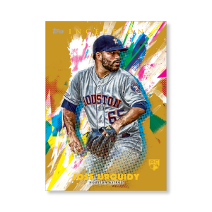 Jose Urquidy 2020 Topps Inception Base Card Poster Gold Ed. # to 1- artbble-pos-20tibb-1024-gold-s