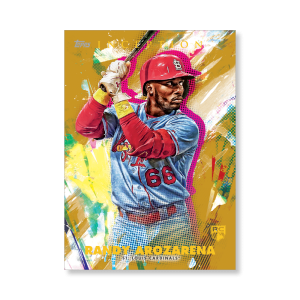 Randy Arozarena 2020 Topps Inception Base Card Poster Gold Ed. # to 1- artbble-pos-20tibb-1026-gold-s