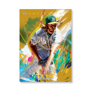 A.J. Puk 2020 Topps Inception Base Card Poster Gold Ed. # to 1- artbble-pos-20tibb-1028-gold-s