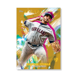 Aaron Civale 2020 Topps Inception Base Card Poster Gold Ed. # to 1- artbble-pos-20tibb-1029-gold-s