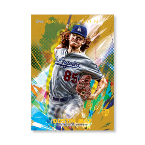 Dustin May 2020 Topps Inception Base Card Poster Gold Ed. # to 1- artbble-pos-20tibb-1031-gold-s