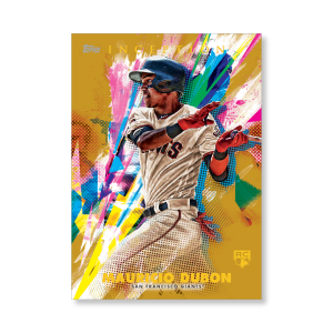 Mauricio Dubon 2020 Topps Inception Base Card Poster Gold Ed. # to 1- artbble-pos-20tibb-1036-gold-s