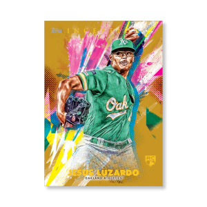 Jesus Luzardo 2020 Topps Inception Base Card Poster Gold Ed. # to 1- artbble-pos-20tibb-1039-gold-s
