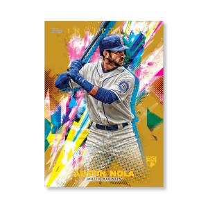 Austin Nola 2020 Topps Inception Base Card Poster Gold Ed. # to 1- artbble-pos-20tibb-1042-gold-s