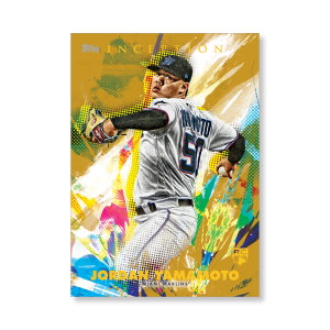 Jordan Yamamoto 2020 Topps Inception Base Card Poster Gold Ed. # to 1- artbble-pos-20tibb-1043-gold-s