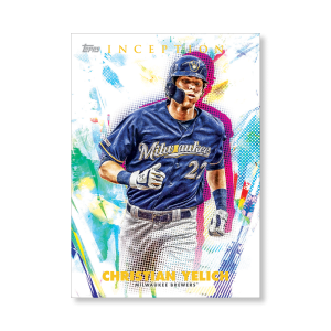 Christian Yelich 2020 Topps Inception Base Card Poster # to 99- artbble-pos-20tibb-1053-s