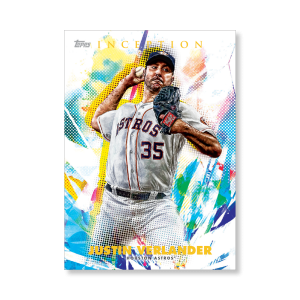 Justin Verlander 2020 Topps Inception Base Card Poster # to 99- artbble-pos-20tibb-1058-s