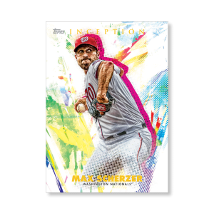 Max Scherzer 2020 Topps Inception Base Card Poster # to 99- artbble-pos-20tibb-1059-s