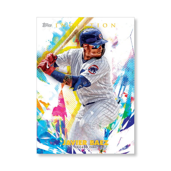Javier Baez 2020 Topps Inception Base Card Poster # to 99- artbble-pos-20tibb-1067-s