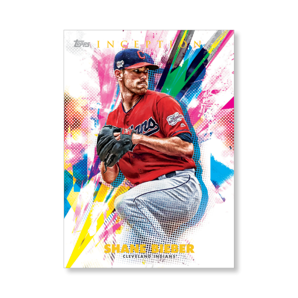 Shane Bieber 2020 Topps Inception Base Card Poster # to 99- artbble-pos-20tibb-1069-s