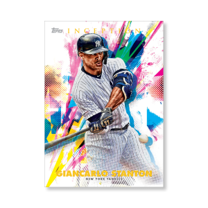 Giancarlo Stanton 2020 Topps Inception Base Card Poster # to 99- artbble-pos-20tibb-1081-s