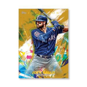 Joey Gallo 2020 Topps Inception Base Card Poster Gold Ed. # to 1- artbble-pos-20tibb-1082-gold-s