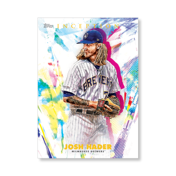 Josh Hader 2020 Topps Inception Base Card Poster # to 99- artbble-pos-20tibb-1086-s