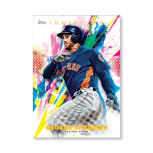 George Springer 2020 Topps Inception Base Card Poster # to 99- artbble-pos-20tibb-1087-s