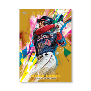 Victor Robles 2020 Topps Inception Base Card Poster Gold Ed. # to 1- artbble-pos-20tibb-1093-gold-s