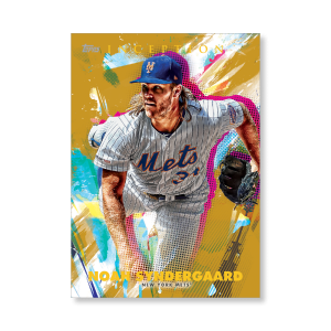 Noah Syndergaard 2020 Topps Inception Base Card Poster Gold Ed. # to 1- artbble-pos-20tibb-1095-gold-s