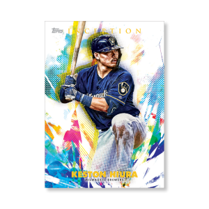 Keston Hiura 2020 Topps Inception Base Card Poster # to 99- artbble-pos-20tibb-1100-s