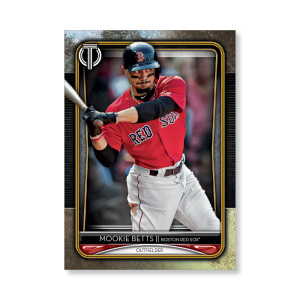 Mookie Betts 2020 Topps Tribute Poster Gold Ed. # to 1- artbble-pos-20ttri-1009-gold-s