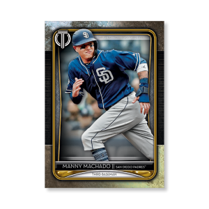 Manny Machado 2020 Topps Tribute Poster Gold Ed. # to 1- artbble-pos-20ttri-1027-gold-s