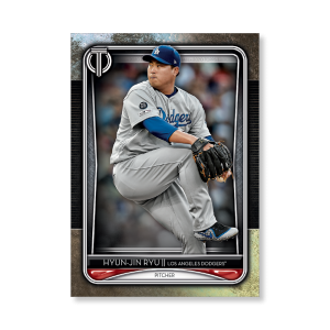 Hyun-Jin Ryu 2020 Topps Tribute Poster # to 99- artbble-pos-20ttri-1039-s