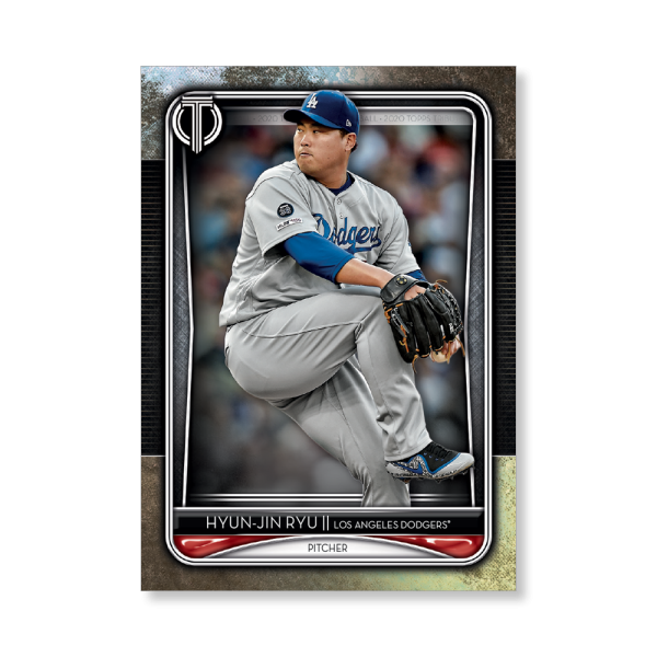 Hyun-Jin Ryu 2020 Topps Tribute Poster # to 99- artbble-pos-20ttri-1039-s
