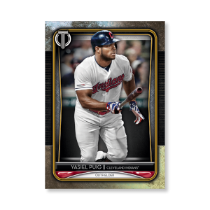 Yasiel Puig 2020 Topps Tribute Poster Gold Ed. # to 1- artbble-pos-20ttri-1043-gold-s