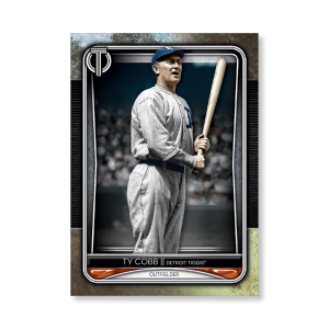 Ty Cobb 2020 Topps Tribute Poster # to 99- artbble-pos-20ttri-1057-s