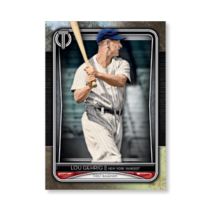 Lou Gehrig 2020 Topps Tribute Poster # to 99- artbble-pos-20ttri-1058-s