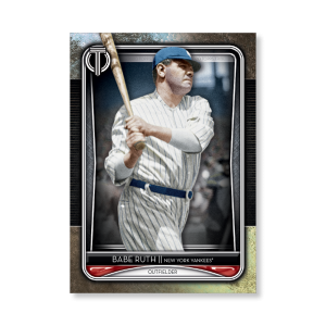 Babe Ruth 2020 Topps Tribute Poster # to 99- artbble-pos-20ttri-1059-s