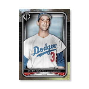 Sandy Koufax 2020 Topps Tribute Poster # to 99- artbble-pos-20ttri-1060-s