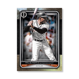 Willie Mays 2020 Topps Tribute Poster # to 99- artbble-pos-20ttri-1068-s