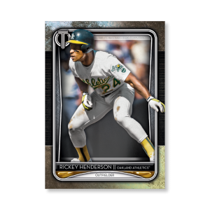 Rickey Henderson 2020 Topps Tribute Poster # to 99- artbble-pos-20ttri-1086-s