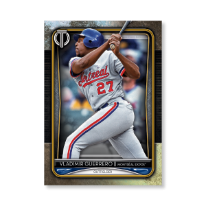 Vladimir Guerrero 2020 Topps Tribute Poster Gold Ed. # to 1- artbble-pos-20ttri-1089-gold-s