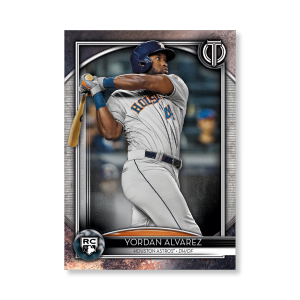Yordan Alvarez 2020 Topps Tribute Poster # to 99- artbble-pos-20ttri-1101-s