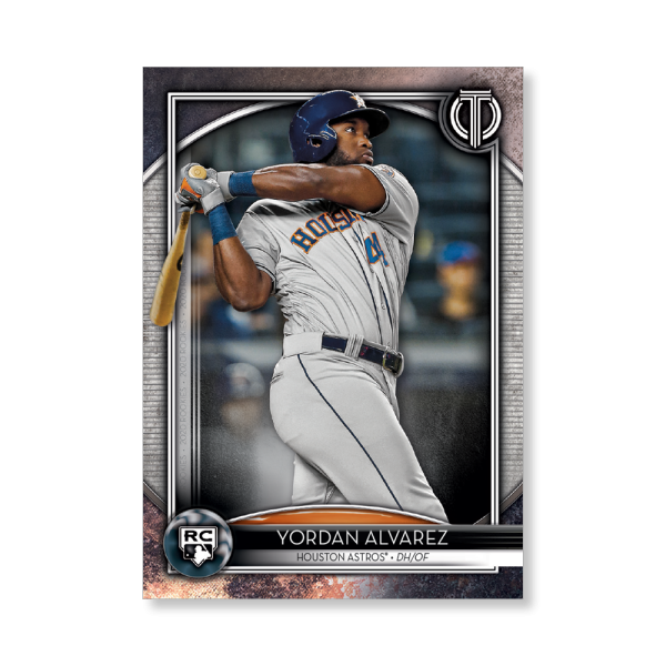 Yordan Alvarez 2020 Topps Tribute Poster # to 99- artbble-pos-20ttri-1101-s