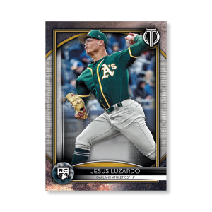 Jesus Luzardo 2020 Topps Tribute Poster Gold Ed. # to 1- artbble-pos-20ttri-1110-gold-s