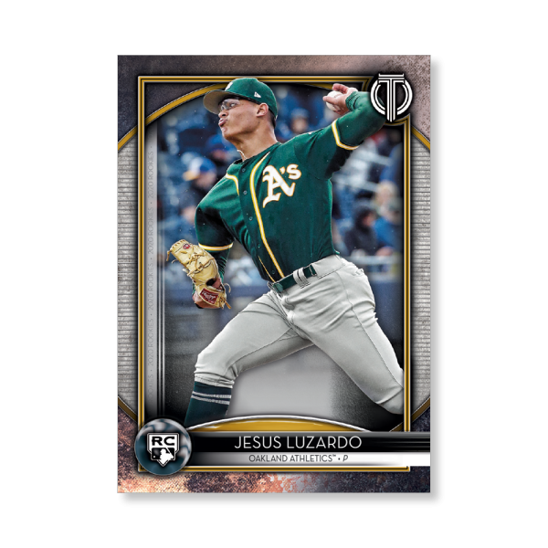 Jesus Luzardo 2020 Topps Tribute Poster Gold Ed. # to 1- artbble-pos-20ttri-1110-gold-s