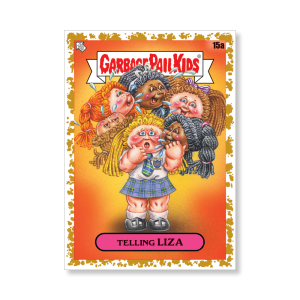 TELLING LIZA 2020 GPK Series 1 Base Poster Gold Ed. # to 1- artgpk-pos-20gpk1-1010-gold-s