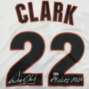 Will Clark Autographed 89 NLCS MVP Cooperstown Collection Giants Jersey- mlbpaa-ajwclarmvp