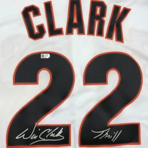 Will Clark Autographed Thrill Cooperstown Collection Giants Jersey- mlbpaa-ajwclarthrill
