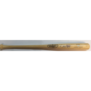 Chris Johnson Autographed Bat- mlbpaa-batcchrisjohnsonblonde15