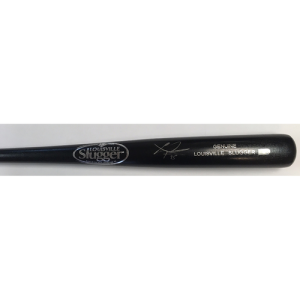 Gregory Polanco Autographed Black Bat- mlbpaa-batcgregorypolancoblack15