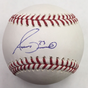 Adam Duvall Autographed Baseball- mlbpaa-bbaduva