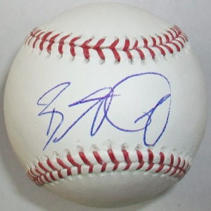 Brett Lawrie Autographed Baseball- mlbpaa-bbblawr15