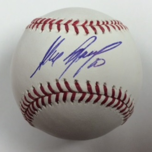 Alexei Ramirez Autographed Baseball- mlbpaa-bbcalexeiramirez