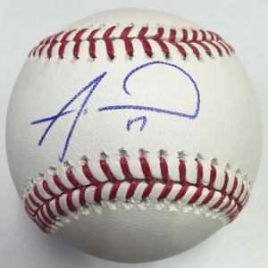 Alex Wood Autographed Baseball- mlbpaa-bbcalexwood
