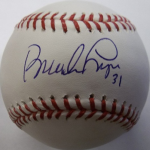 Brandon League Autographed Baseball- mlbpaa-bbcbrandonleague